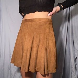 suede skirt ✨